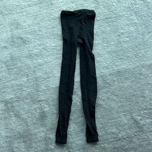 Smartwool black footless tights, sz. medium